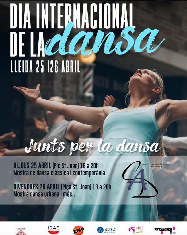 Dia internacional de la dansa El proper divendres, 26 d’abril de 18 a 20h a la plaça Sant Joan de L…
